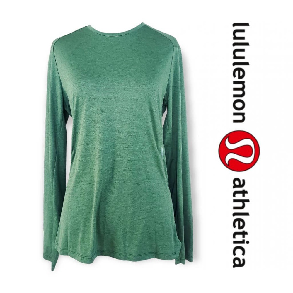 Lululemon Long Sleeve Tee Smoked Spruce